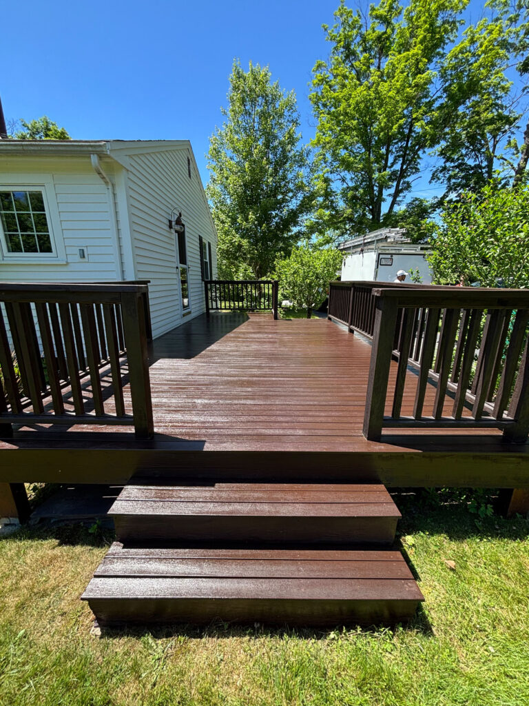 Deck Staining in Pepperell, MA