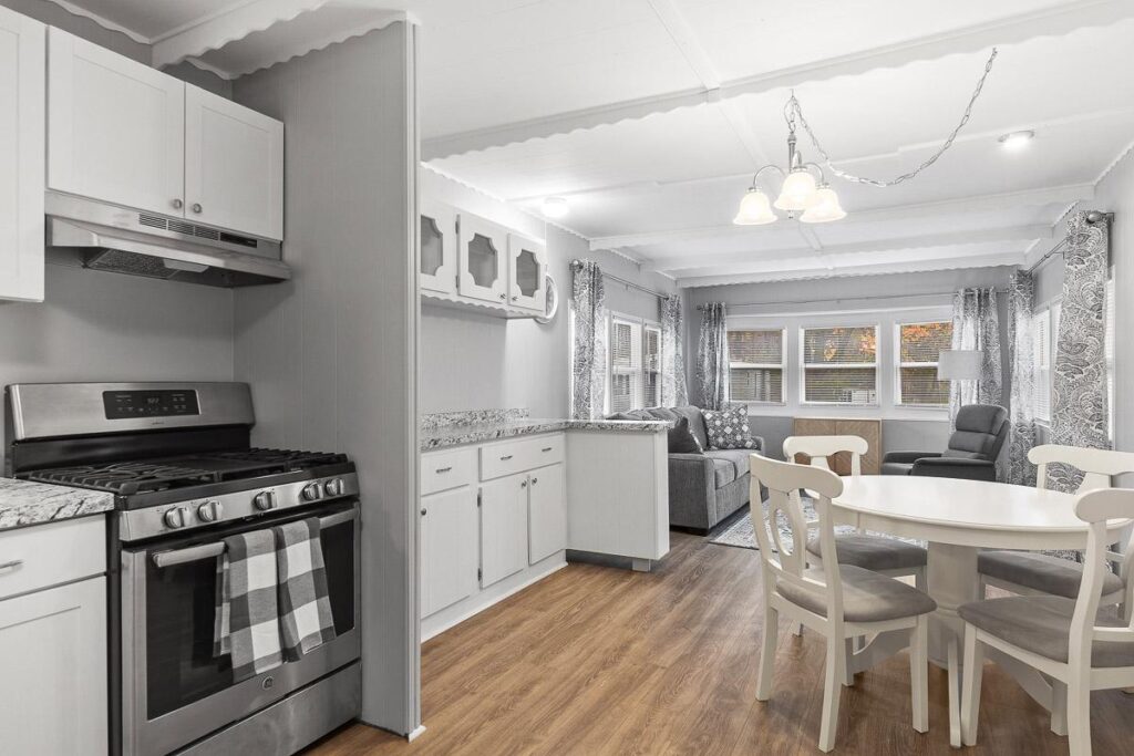 Interior Painting and Remodeled of this mobile home in Pepperell, MA gallery-4-1