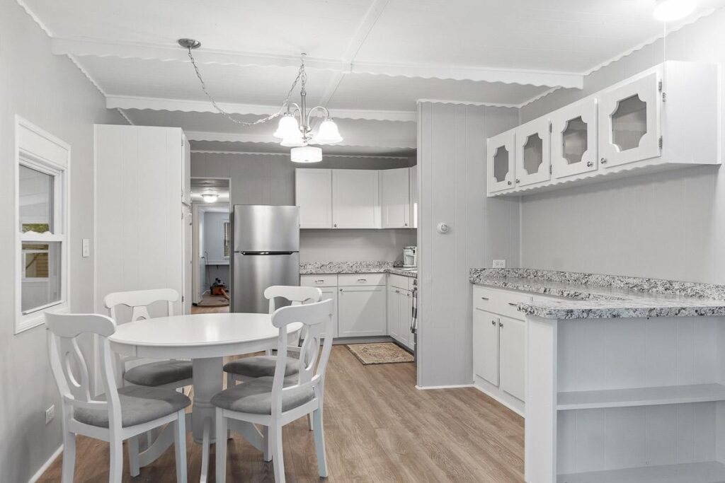 Interior Painting and Remodeled of this mobile home in Pepperell, MA gallery-4-5