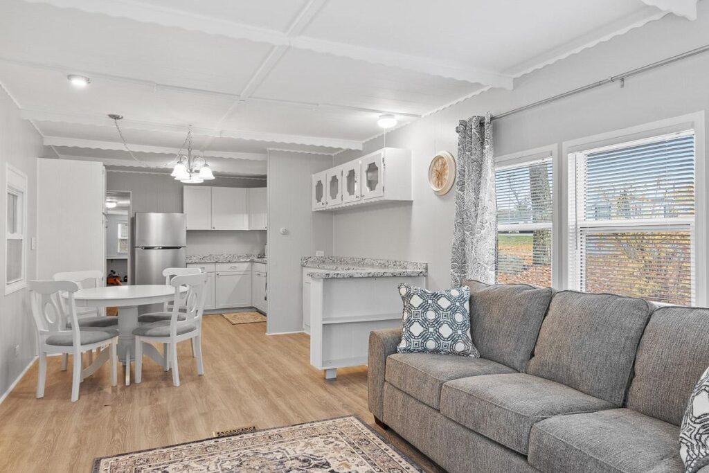 Interior Painting and Remodeled of this mobile home in Pepperell, MA gallery-4-6