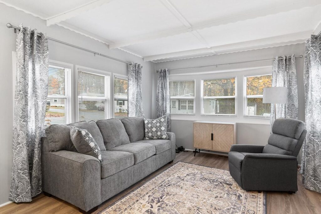 Interior Painting and Remodeled of this mobile home in Pepperell, MA gallery-4-8